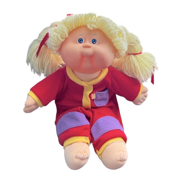 Cabbage Patch Doll | Blonde Ponytails Blue Eyes - Picture 1 of 10